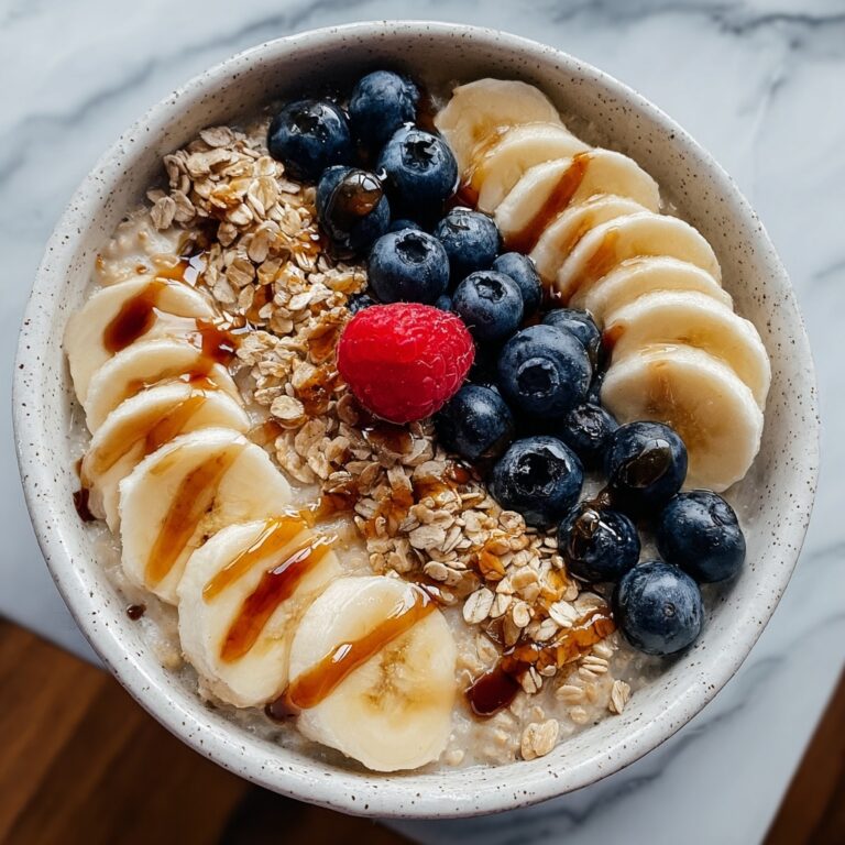 Caramelized Banana Split Overnight Oats Recipe