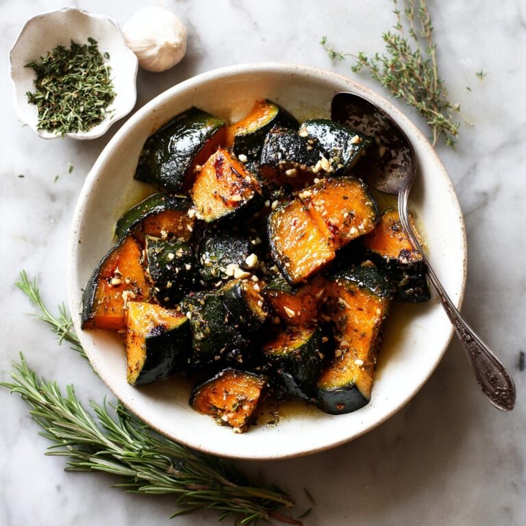 Simple Roasted Kabocha Squash Cubes Recipe
