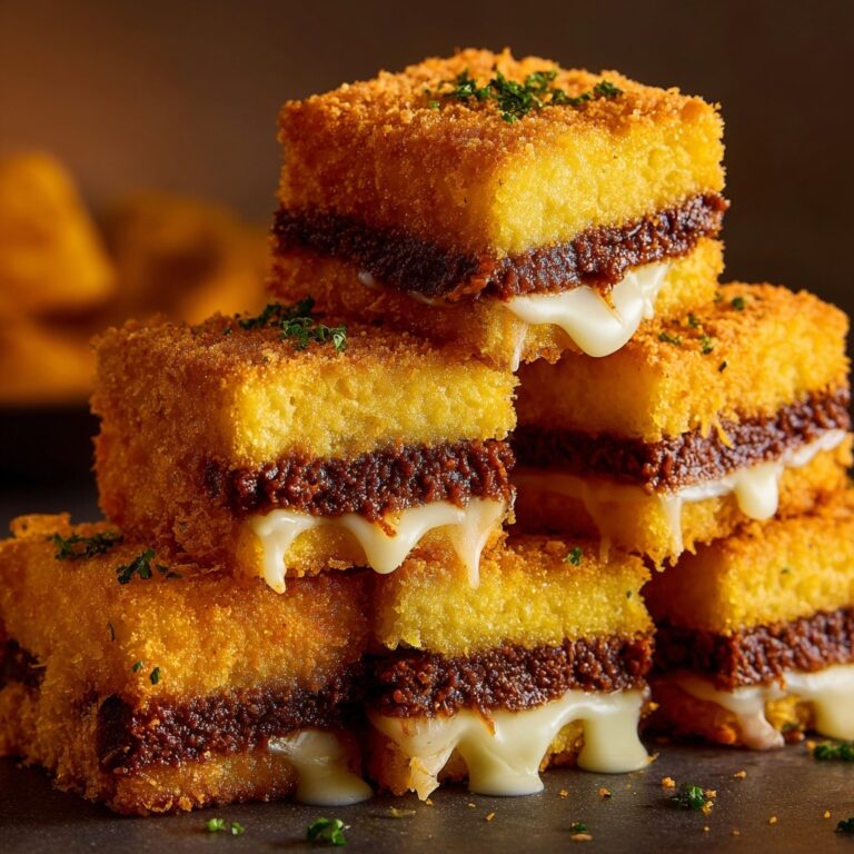 Golden Potato Pancakes Stuffed with Savory Beef and Melty Cheese Recipe