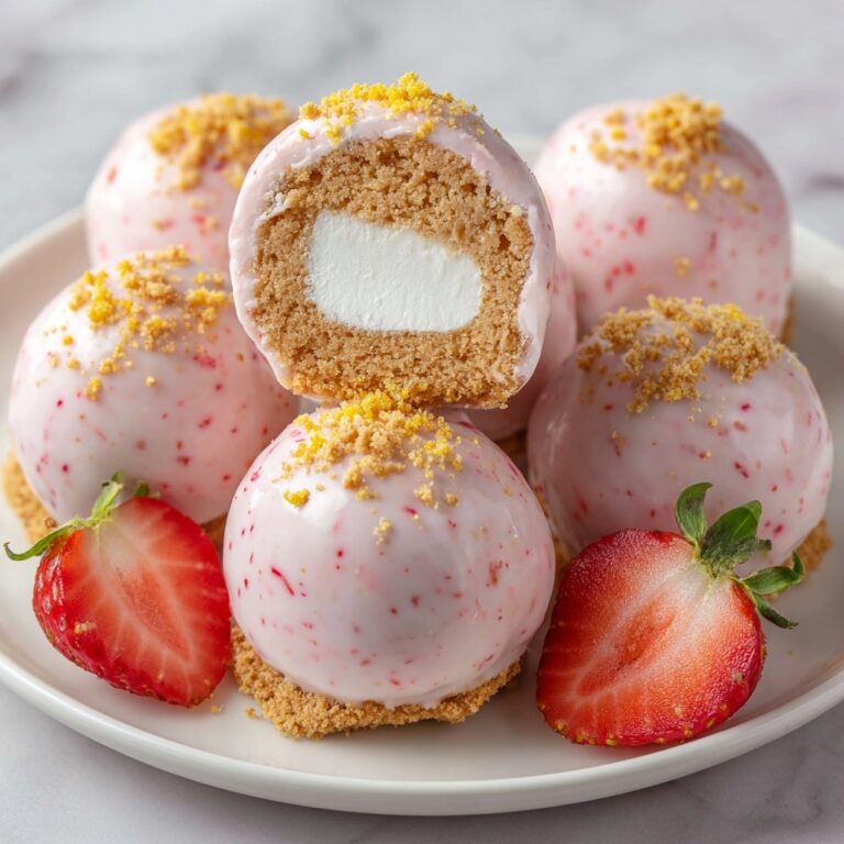Strawberry Cheesecake Protein Balls (No Bake) Recipe