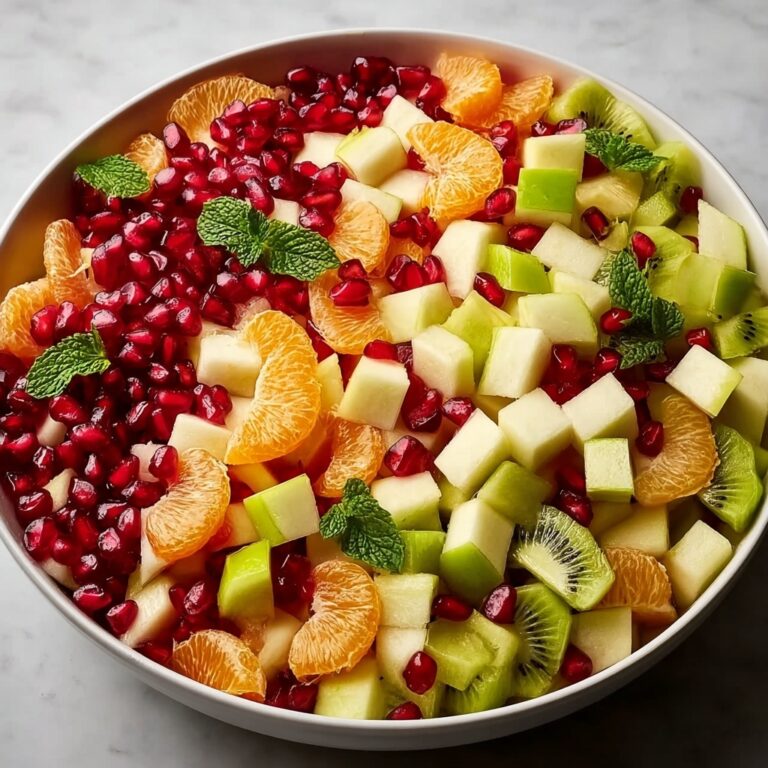 Winter Fruit Salad with Honey-Lemon Dressing Recipe