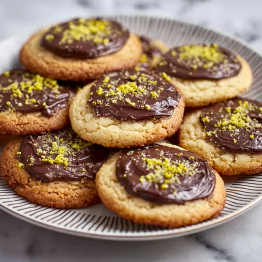 Salted Pistachio Chocolate Chunk Cookies Recipe - Recipe Image