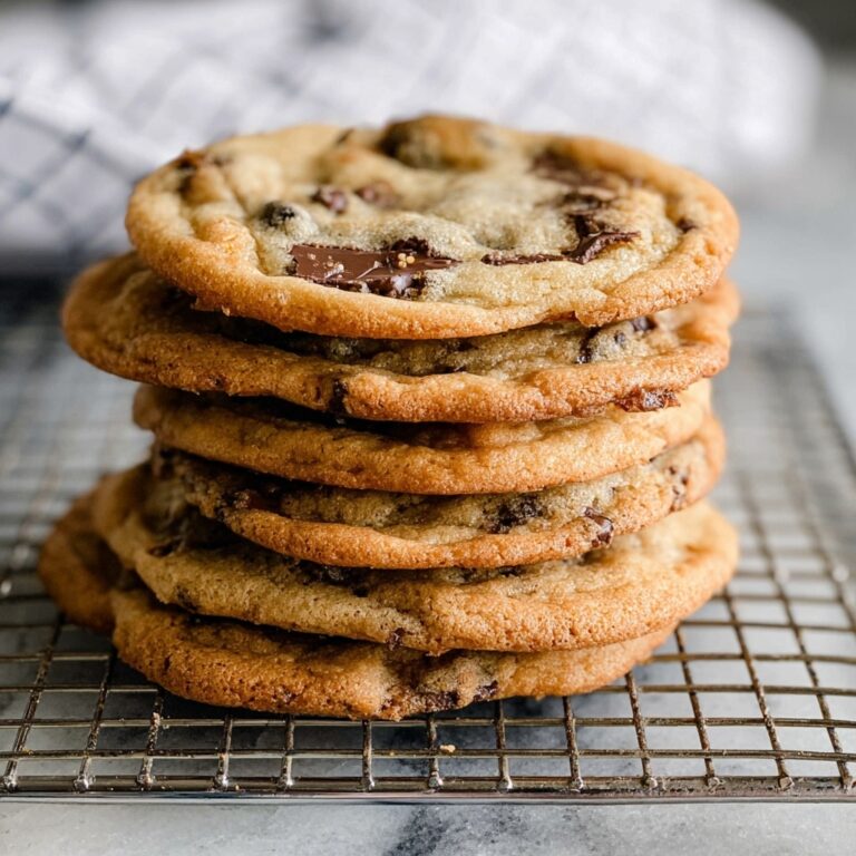 Thin and Chewy Chocolate Chip Cookies Recipe