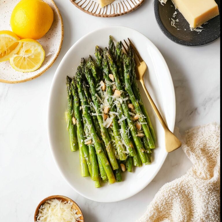 Garlic Parmesan Roasted Asparagus Recipe