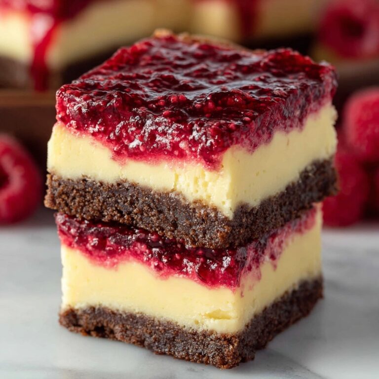 White Chocolate Raspberry Cheesecake Bars Recipe