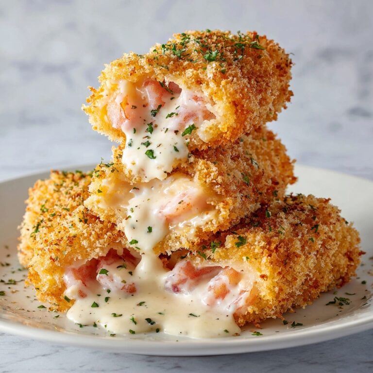 Deep-Fried Shrimp Alfredo Burrito Recipe