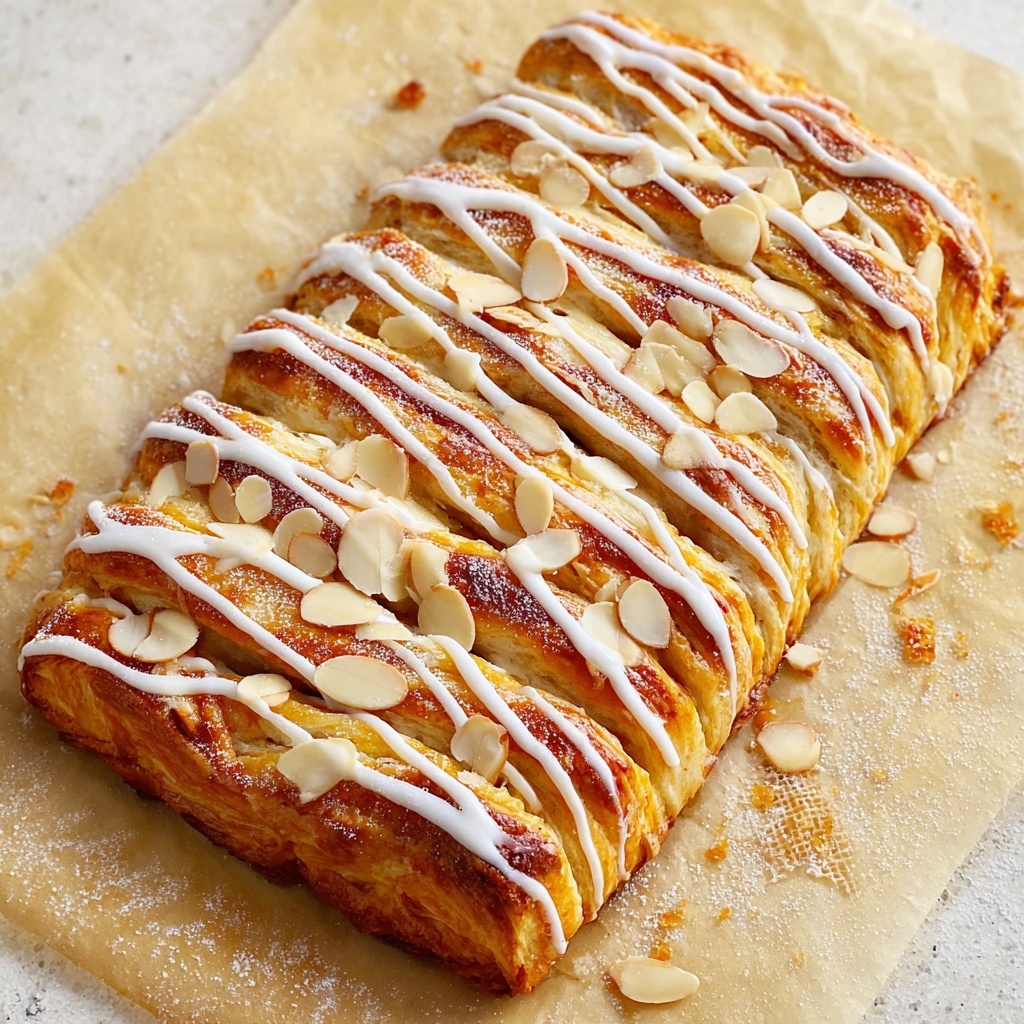 Buttery Almond Pastry Braid Recipe - Recipe Image