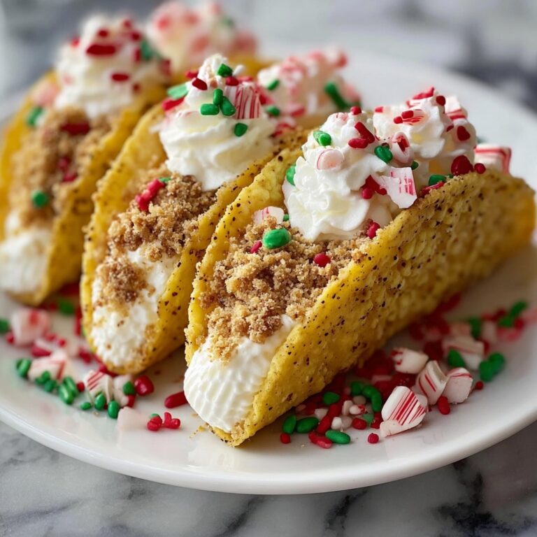 Christmas Cheesecake Tacos Recipe