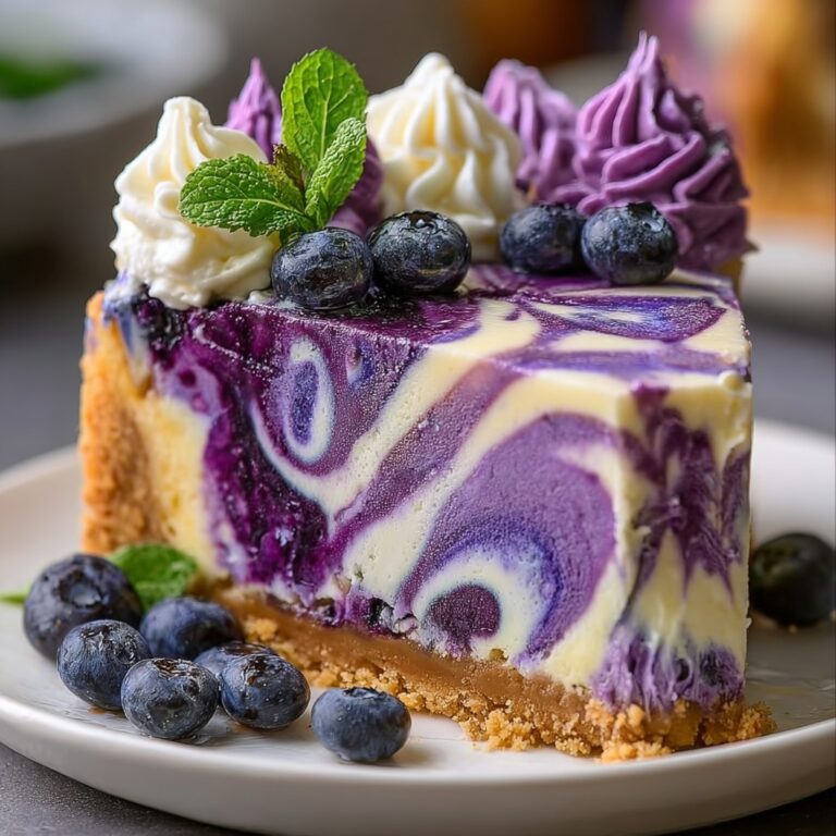 White Chocolate Blueberry Cheesecake Recipe