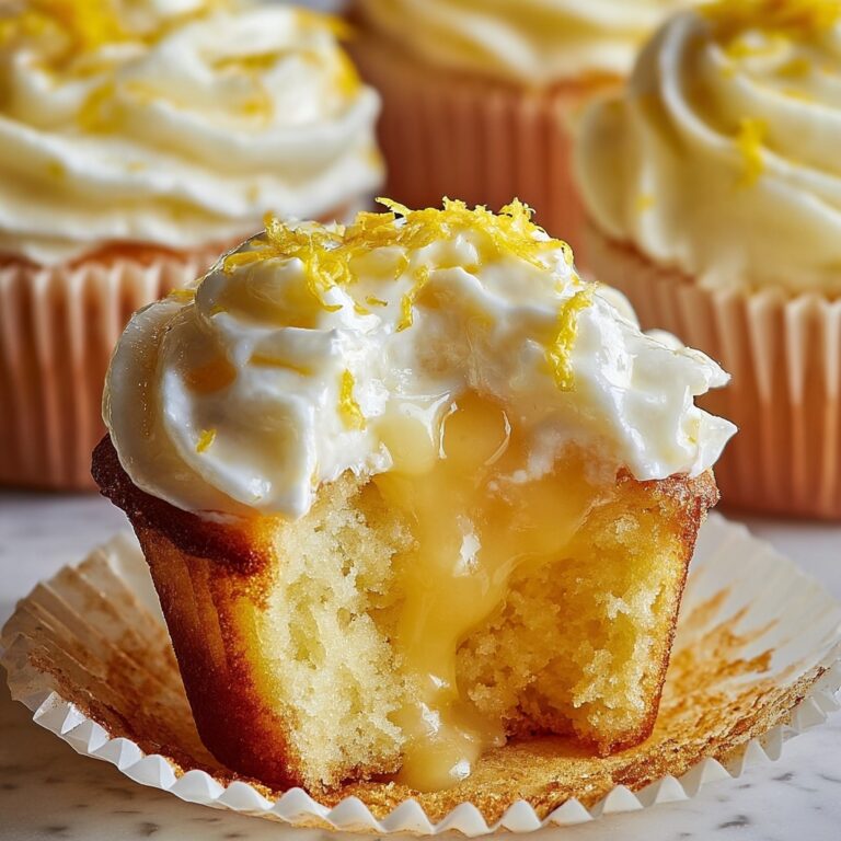Heavenly Lemon Cream Cheese Cupcakes Recipe