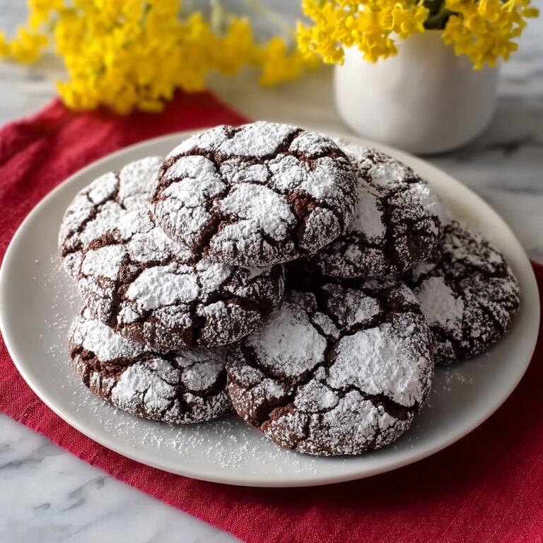 Chocolate Cool Whip Crinkle Cookies Recipe