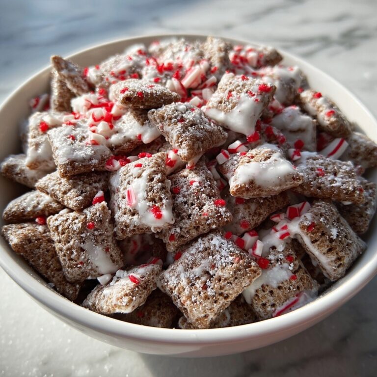 Peppermint Bark Muddy Buddies Recipe
