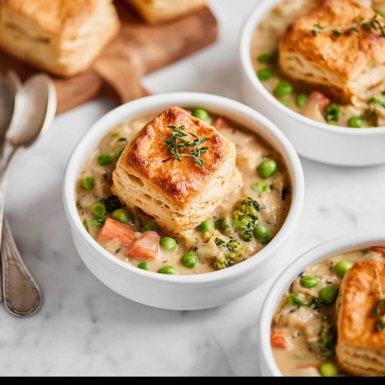 Chicken Pot Pie with Puff Pastry Recipe