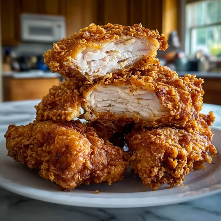 Crispy Southern Fried Chicken – Golden, Juicy & Perfectly Crunchy Recipe