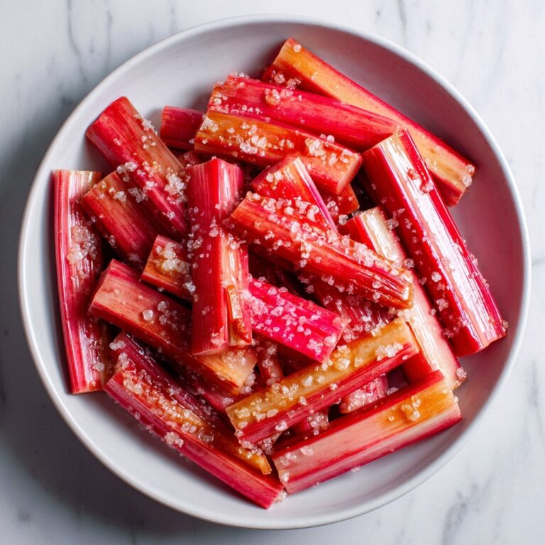 Sweet Roasted Rhubarb Vanilla Recipe