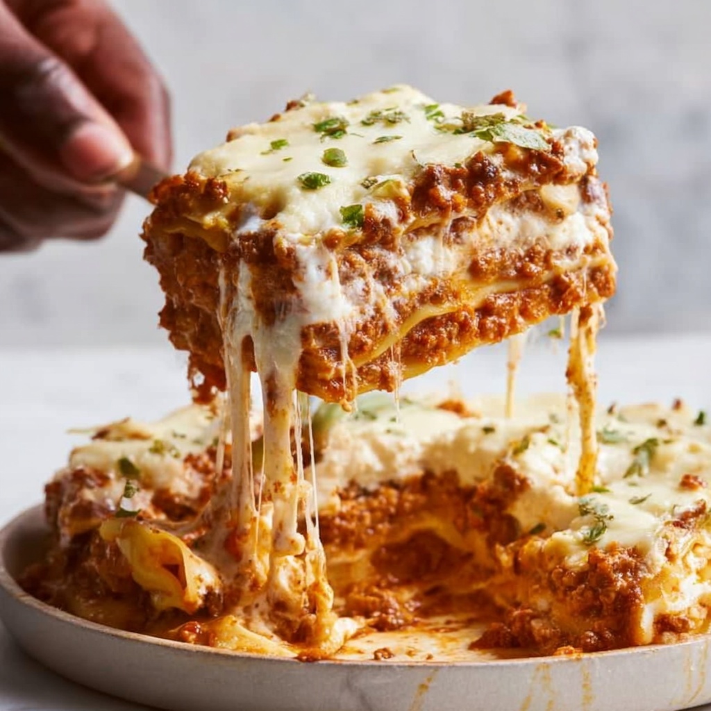 Classic Beef and Cheese Lasagna Recipe - Recipe Image