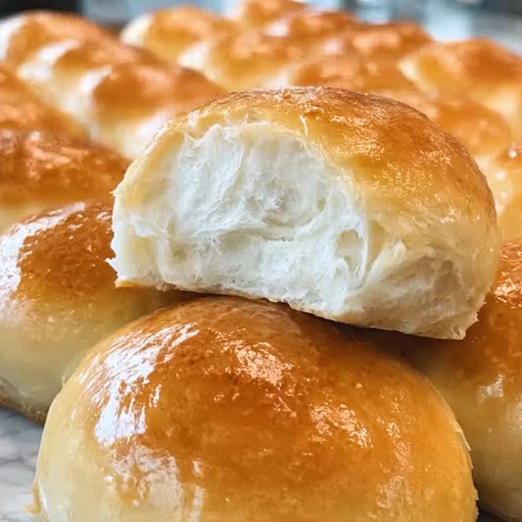 Soft and Buttery Homemade Rolls Recipe - Recipe Image