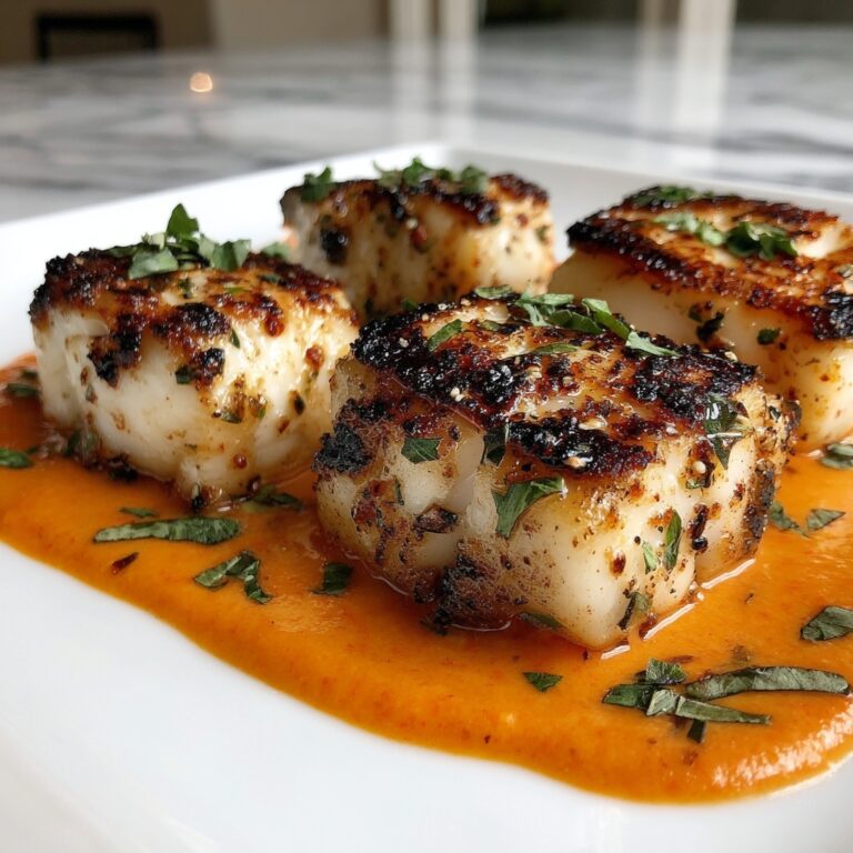 Grilled Cod with Romesco Sauce Recipe
