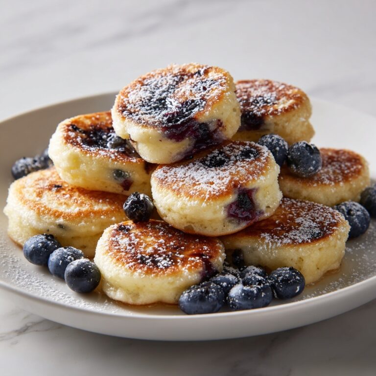 Blueberry Lemon Pancake Bites Recipe