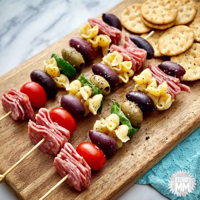 Antipasto Skewers Appetizer Recipe