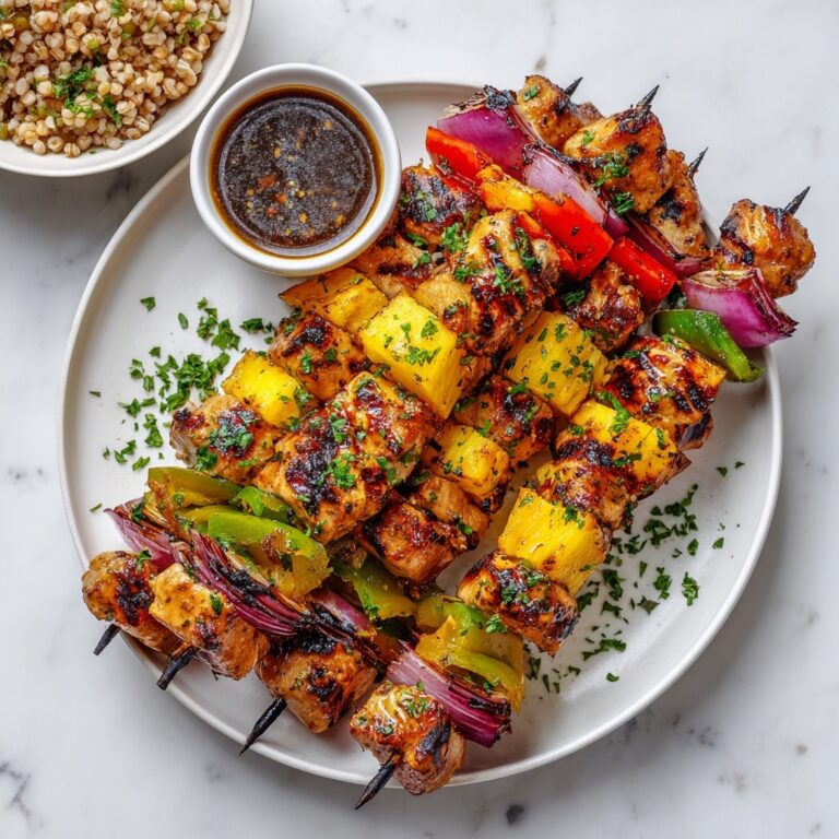 Yummy Hawaiian Chicken Pineapple Kebabs Recipe