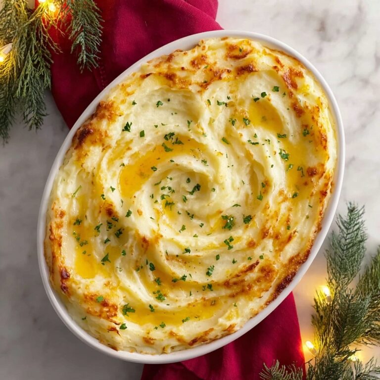 Buttery Baked Mashed Potatoes Recipe