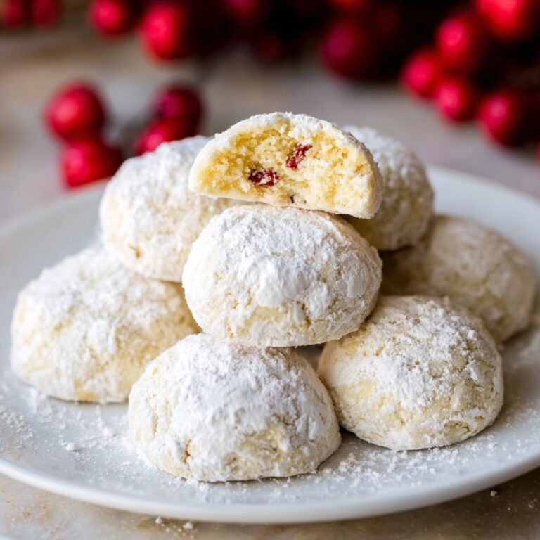 Vanilla Pecan Snowball Cookies Recipe