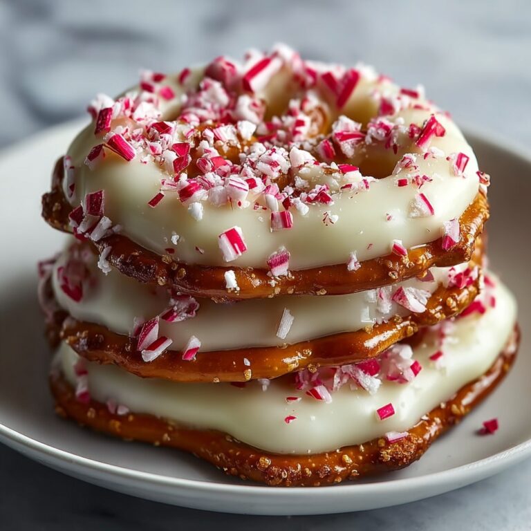 White Chocolate Peppermint Pretzel Crisps Recipe