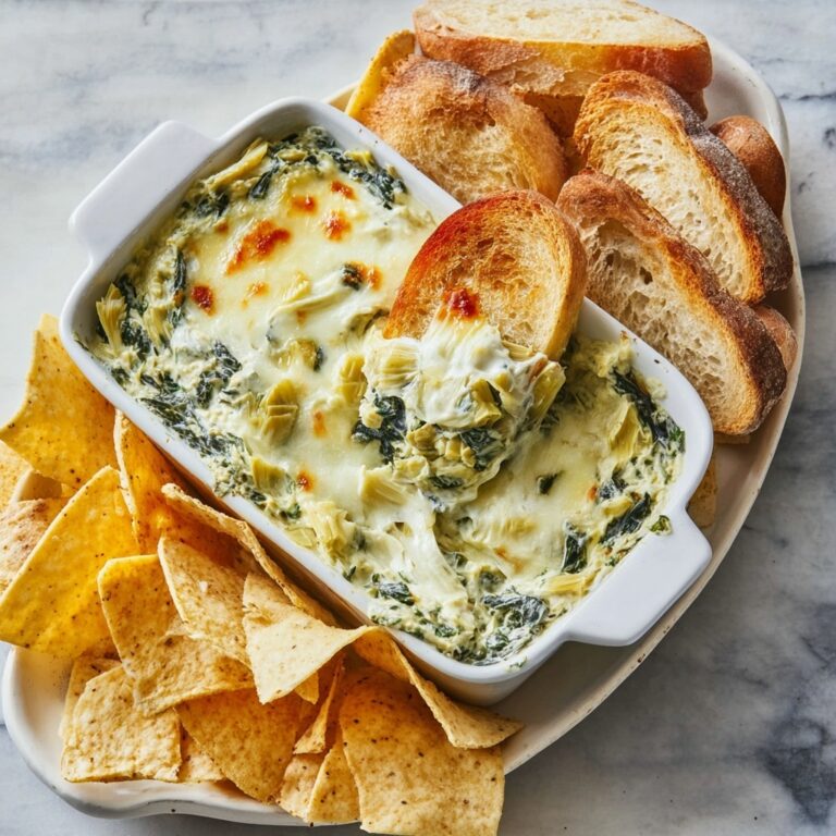 Hot Spinach Artichoke Dip Recipe