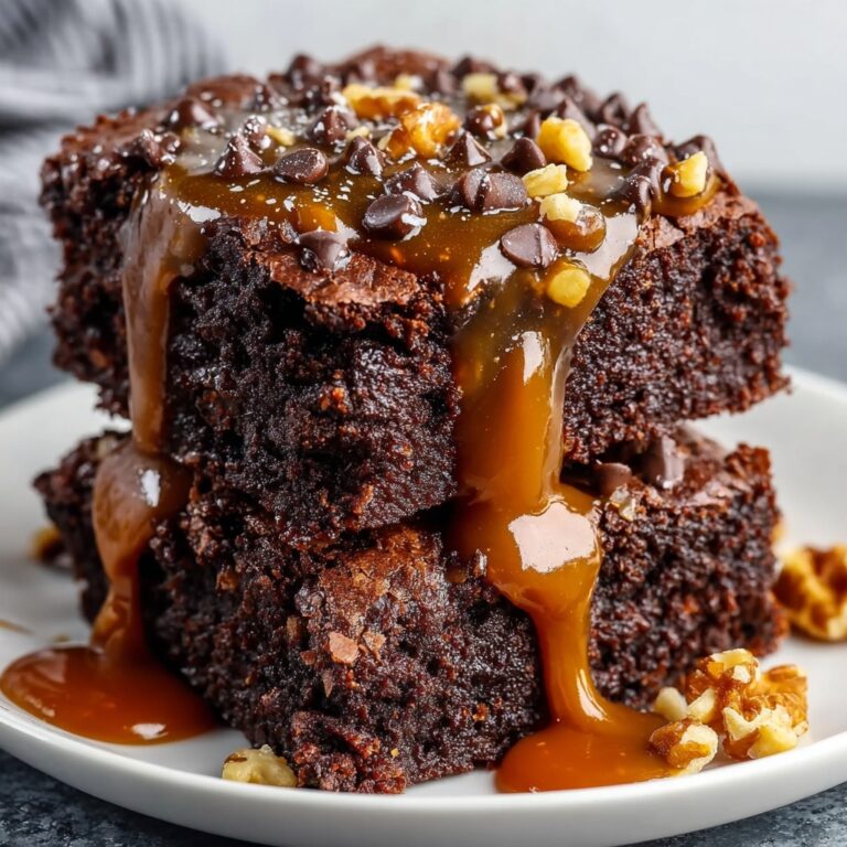 Turtle Earthquake Brownies: Irresistibly Gooey & Decadent Recipe