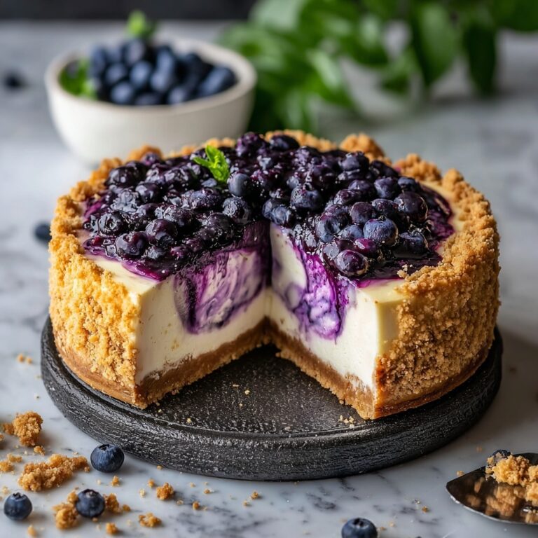 Blueberry Crumble Cheesecake Recipe