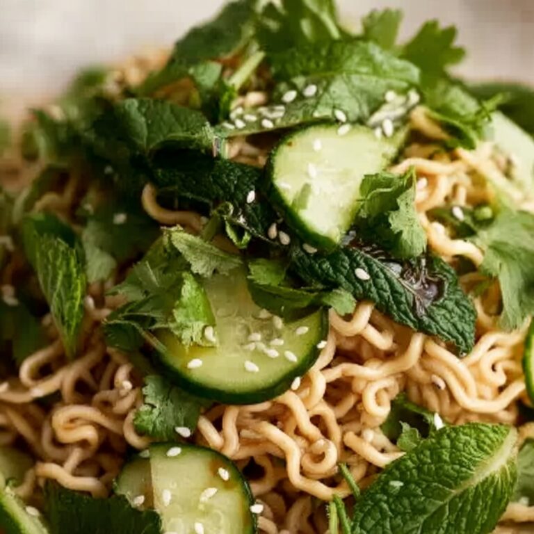 Spicy Peanut Noodle Salad Recipe