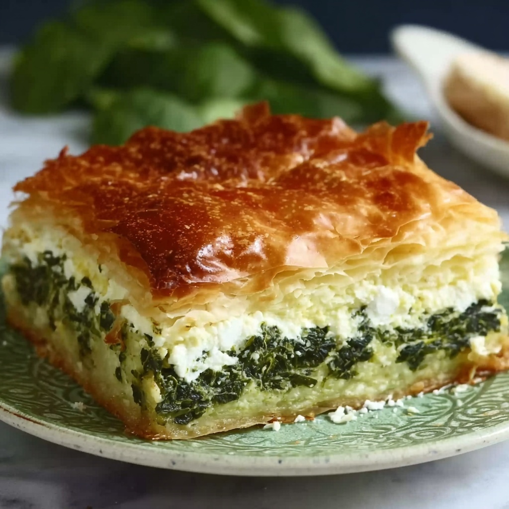 Croissant Strata with Spinach, Feta, and Gruyere Recipe - Recipe Image