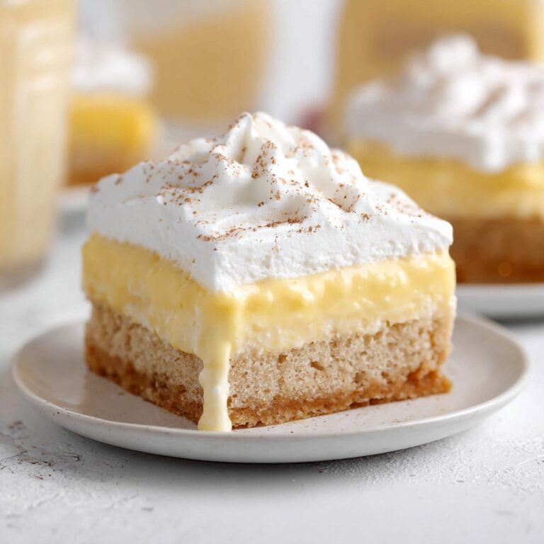 Eggnog Poke Cake Recipe