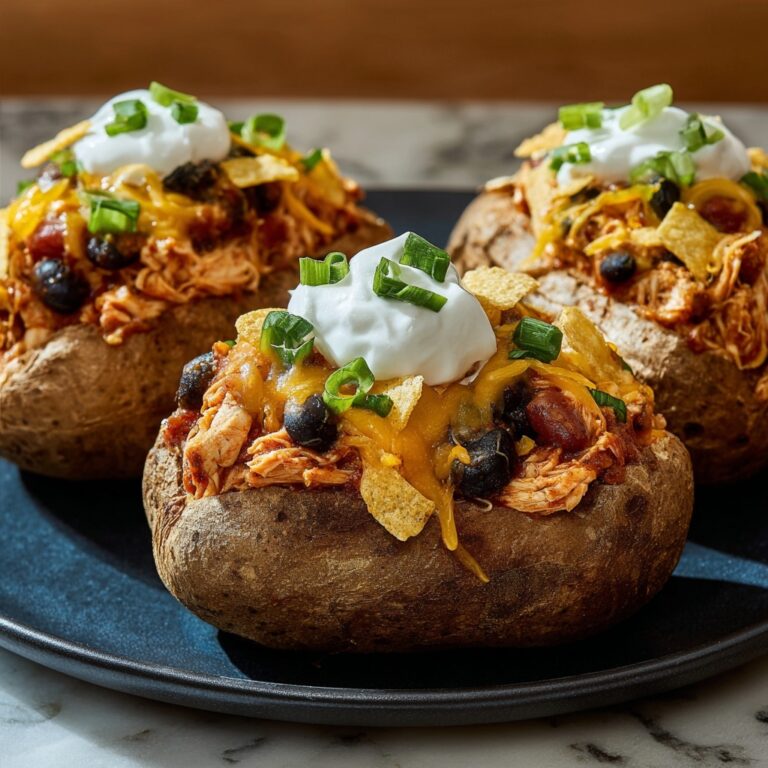 Taco-Stuffed Baked Potatoes: No Beef, All Flavor with Chicken or Chickpeas Recipe