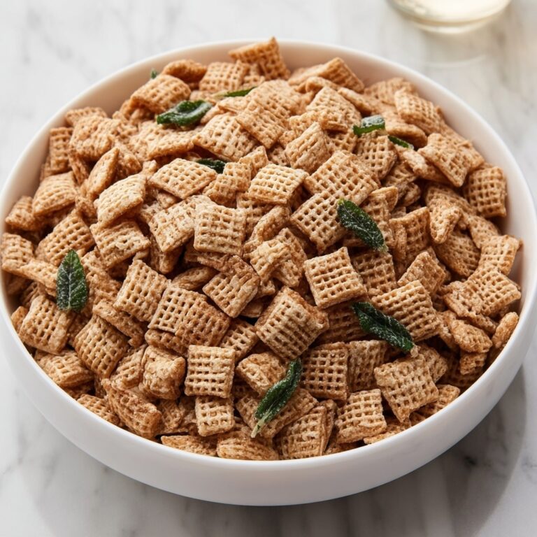 Addicting Toffee Chex Mix (Crispy Caramel Brittle) Recipe