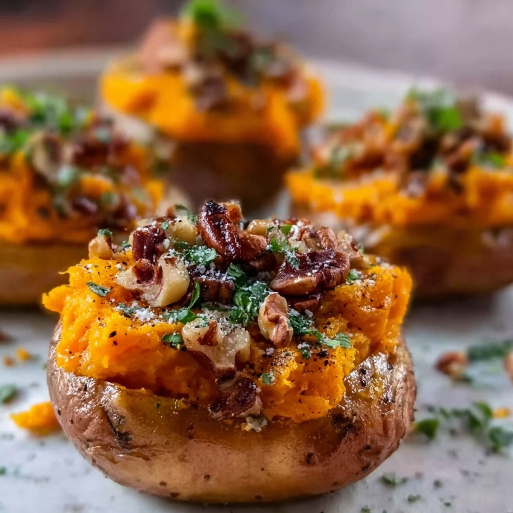 Stuffed Sweet Potatoes with Black Beans, Corn, and Lime Recipe - Recipe Image