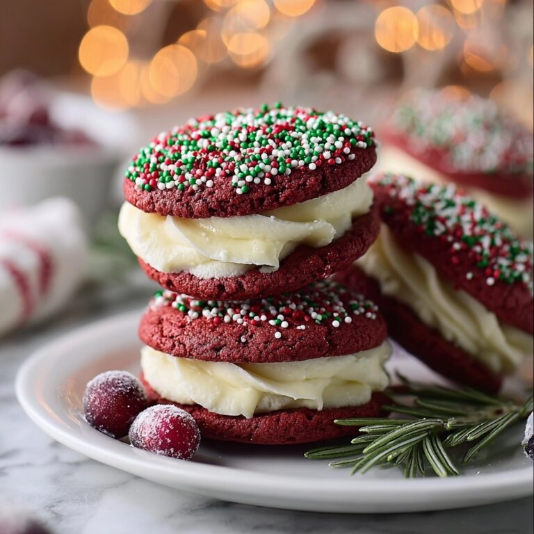 Red Velvet Wreath Whoopie Pies Recipe