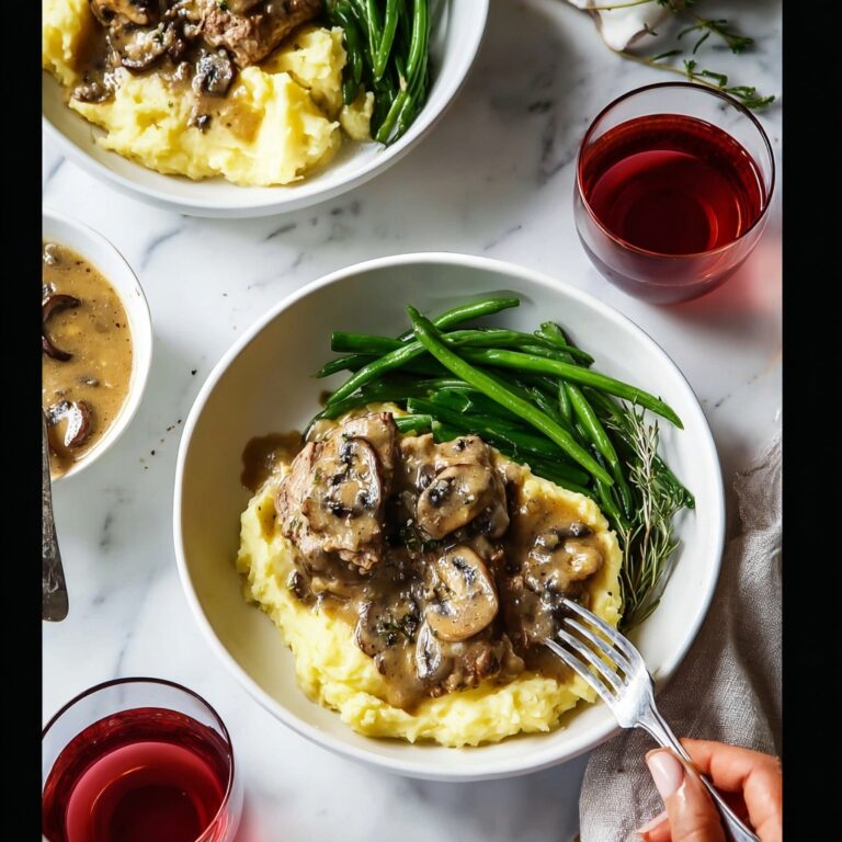 Beef Tenderloin with Mushroom Sauce Recipe