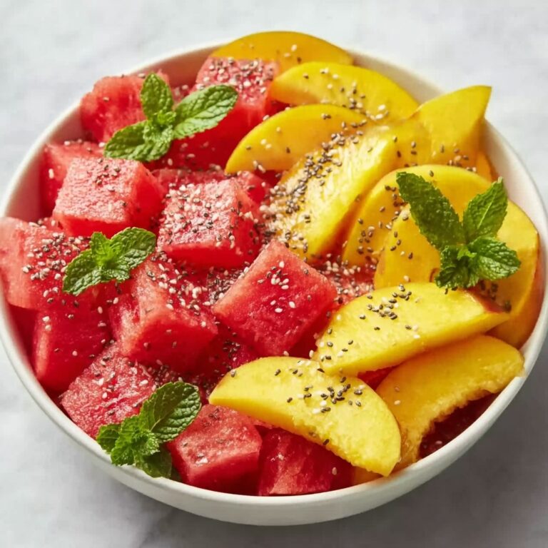 Peach Watermelon Salad: An Amazing Ultimate Recipe