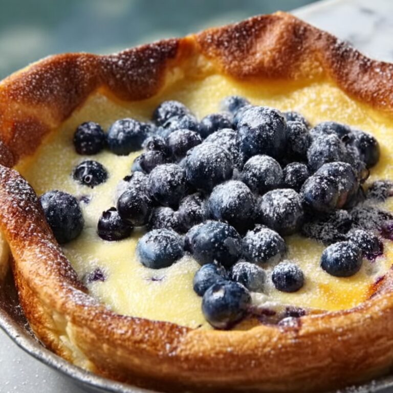 Blueberry Lemon Dutch Baby Recipe
