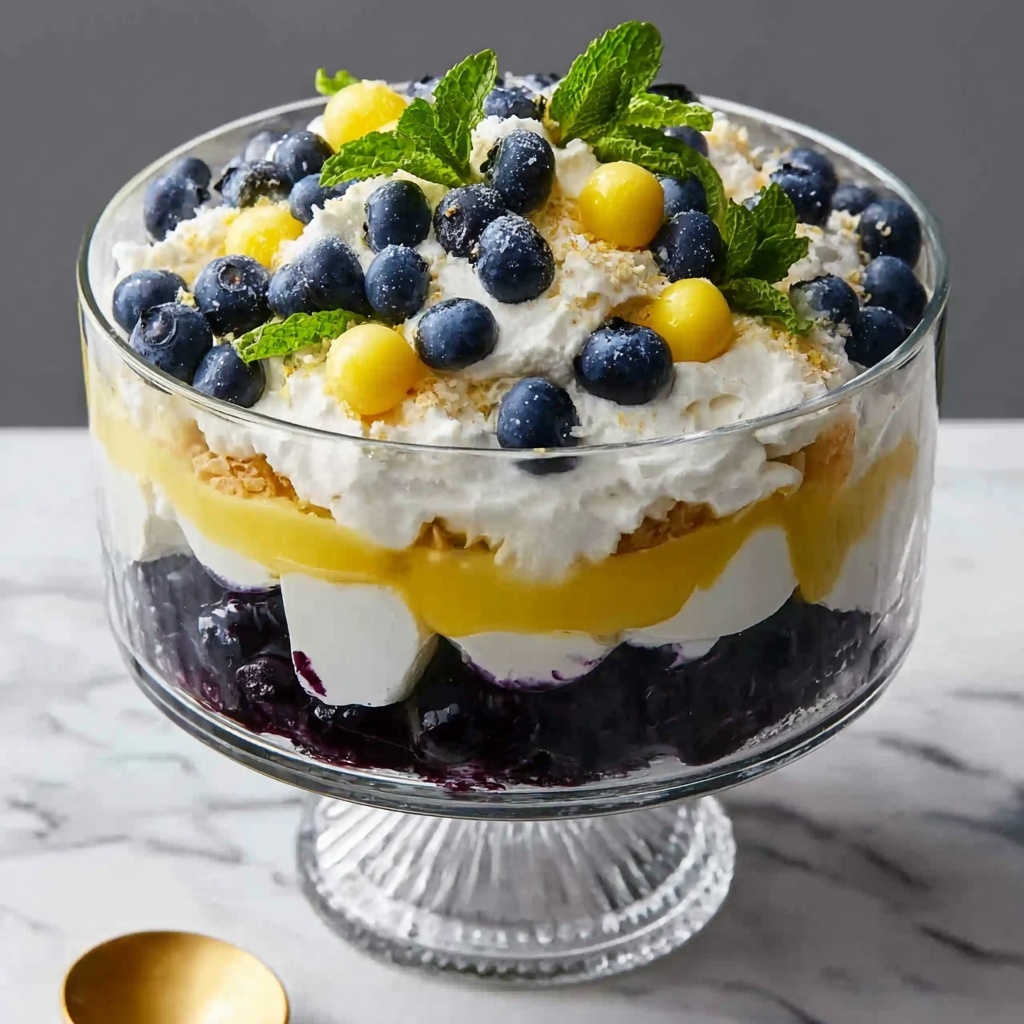 Lemon Blueberry Trifle: A Refreshing Burst of Flavor Recipe - Recipe Image
