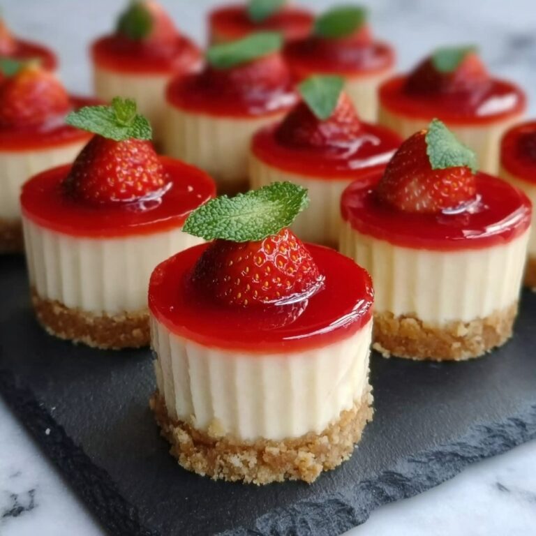 Easy Mini Cheesecakes Recipe