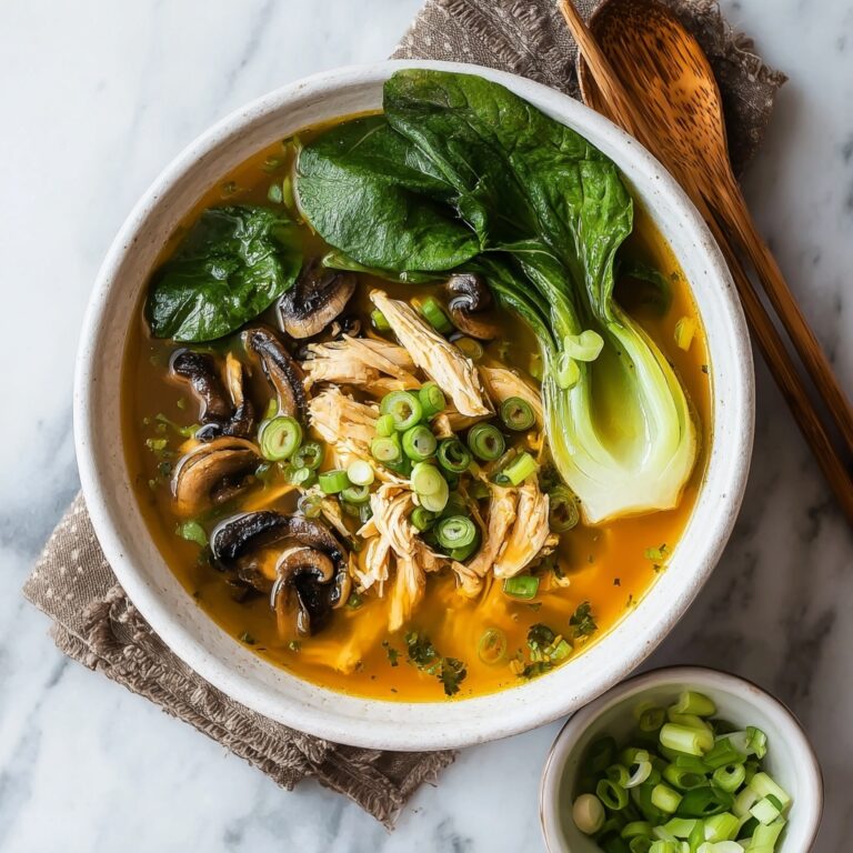Bokchoy Chicken Soup Recipe