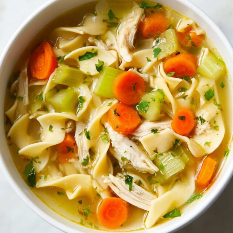 Comforting Chicken Noodle Soup Recipe