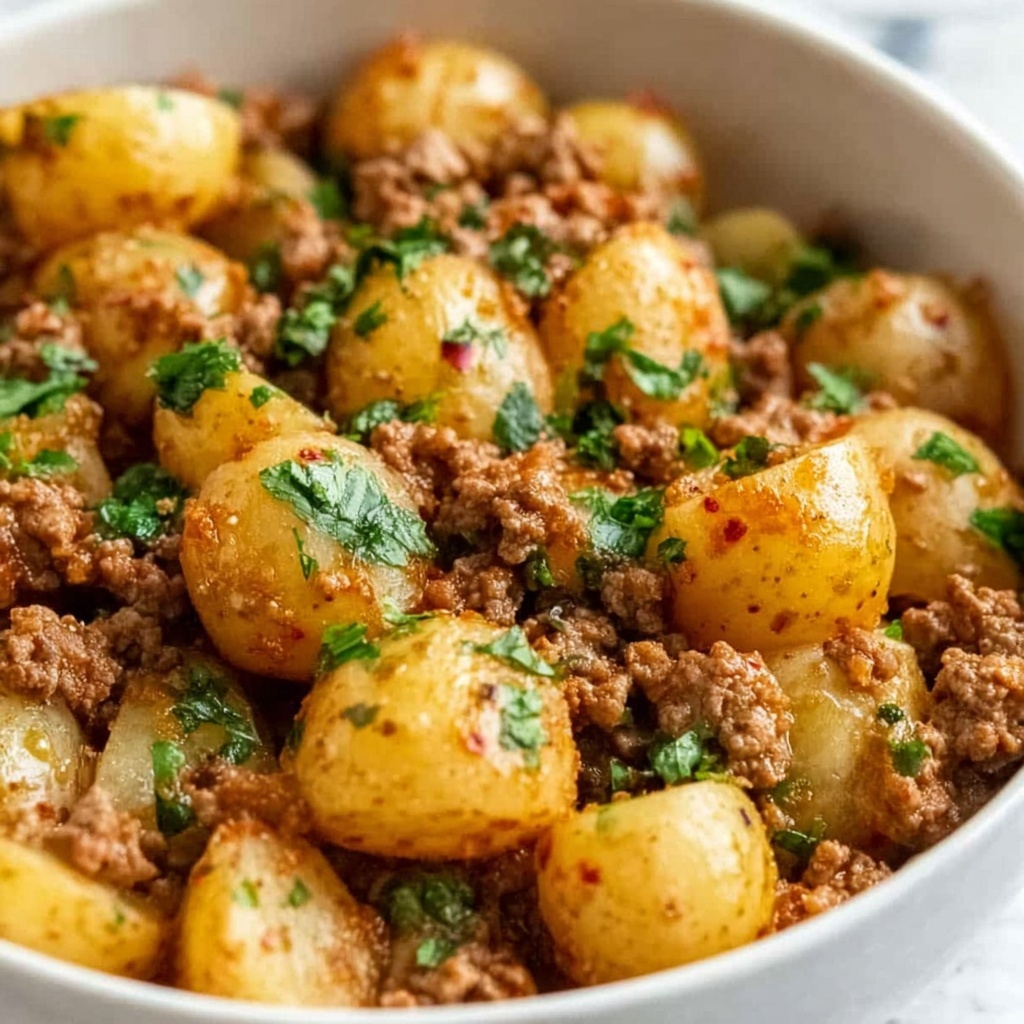 Easy Ground Turkey with Potatoes Recipe - Recipe Image