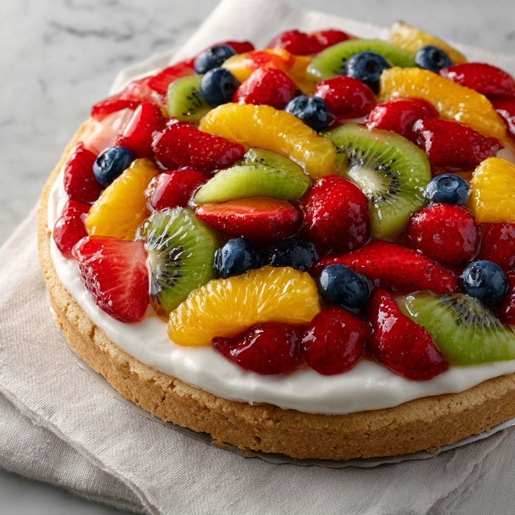 Colorful Delicious Fruit Pizza: A Recipe for Summer Fun Recipe - Recipe Image