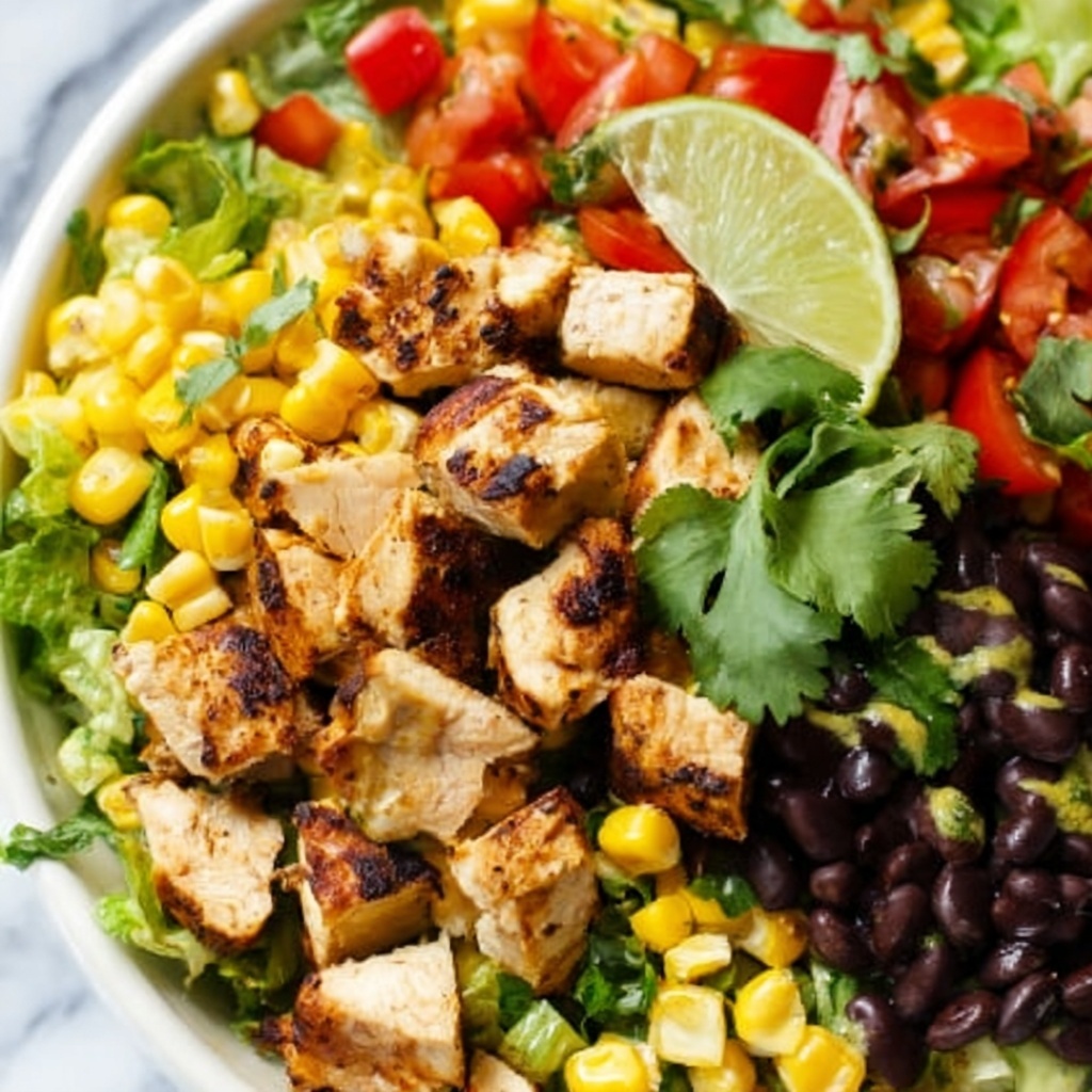 Tex-Mex Chopped Chicken Salad Recipe - Recipe Image