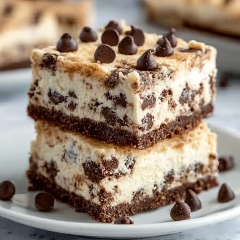 Keto Chocolate Chip Cookie Cheesecake Bars Recipe