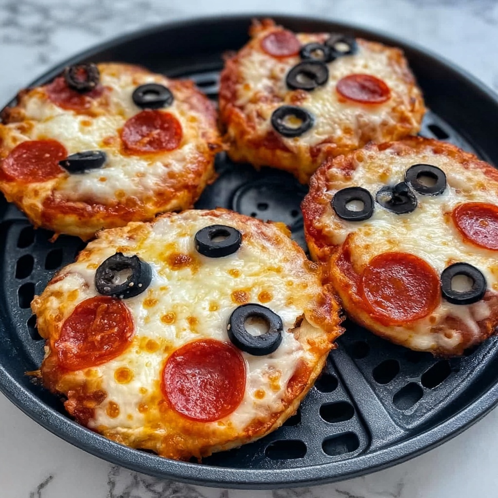 Air Fryer Pizza Bagels Recipe - Recipe Image